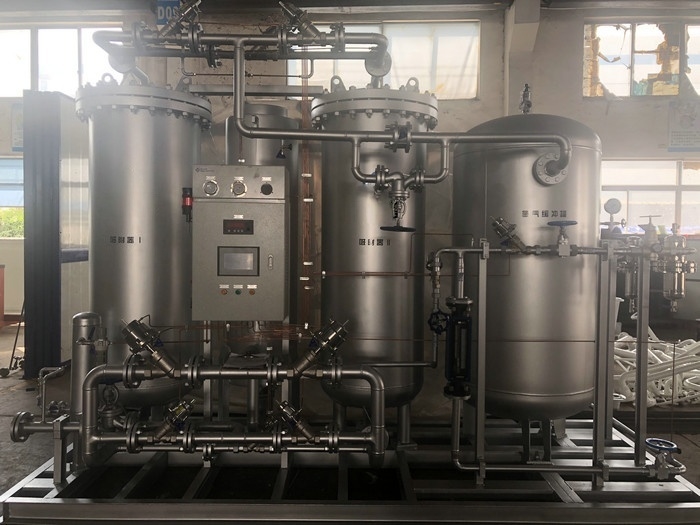 新しく物質的な企業のためのスキッドによって取付けられるPSA窒素の発電機の容易な取付け